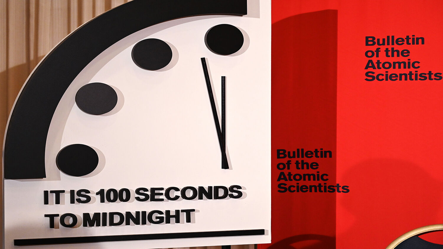 Doomsday Clock Set to 100 Seconds to Midnight—the Nearest to